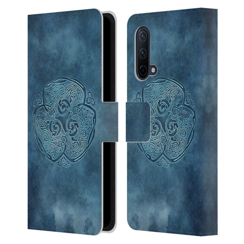 Brigid Ashwood Celtic Wisdom Knot Wolf Leather Book Wallet Case Cover For OnePlus Nord CE 5G