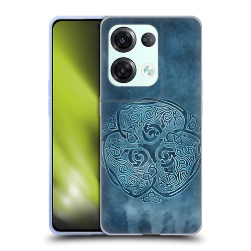 Brigid Ashwood Celtic Wisdom Knot Wolf Soft Gel Case for OPPO Reno8 Pro
