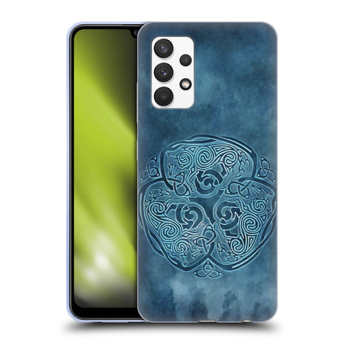 Brigid Ashwood Celtic Wisdom Knot Wolf Soft Gel Case for Samsung Galaxy A32 (2021)