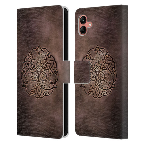 Brigid Ashwood Celtic Wisdom Knot Horse Leather Book Wallet Case Cover For Samsung Galaxy A04 (2022)