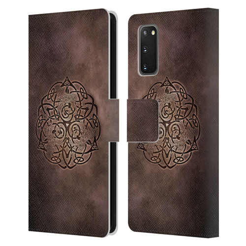 Brigid Ashwood Celtic Wisdom Knot Horse Leather Book Wallet Case Cover For Samsung Galaxy S20 / S20 5G
