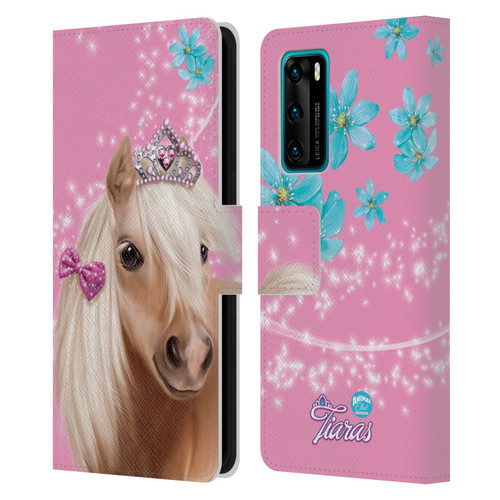 Animal Club International Royal Faces Horse Leather Book Wallet Case Cover For Huawei P40 5G