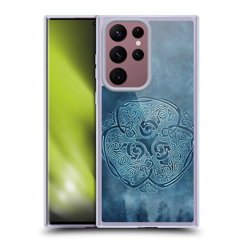 Brigid Ashwood Celtic Wisdom Knot Wolf Soft Gel Case for Samsung Galaxy S22 Ultra 5G