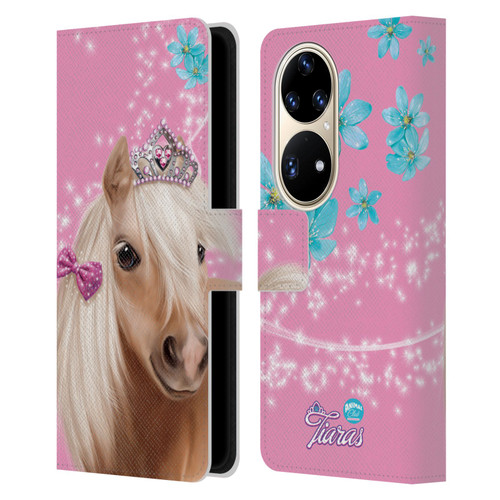 Animal Club International Royal Faces Horse Leather Book Wallet Case Cover For Huawei P50 Pro