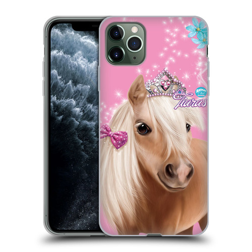 Animal Club International Royal Faces Horse Soft Gel Case for Apple iPhone 11 Pro Max