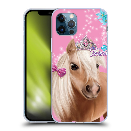Animal Club International Royal Faces Horse Soft Gel Case for Apple iPhone 12 / iPhone 12 Pro