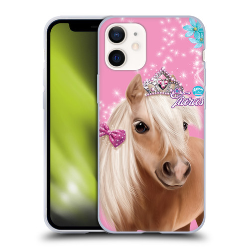 Animal Club International Royal Faces Horse Soft Gel Case for Apple iPhone 12 Mini