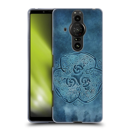 Brigid Ashwood Celtic Wisdom Knot Wolf Soft Gel Case for Sony Xperia Pro-I