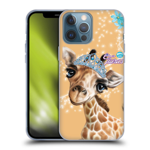 Animal Club International Royal Faces Giraffe Soft Gel Case for Apple iPhone 13 Pro Max