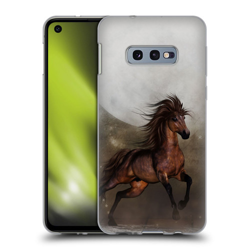 Simone Gatterwe Horses Brown Soft Gel Case for Samsung Galaxy S10e