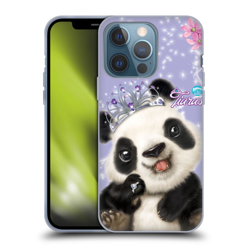 Animal Club International Royal Faces Panda Soft Gel Case for Apple iPhone 13 Pro