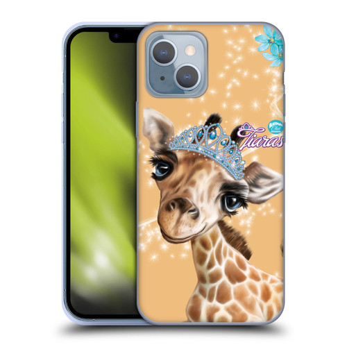 Animal Club International Royal Faces Giraffe Soft Gel Case for Apple iPhone 14