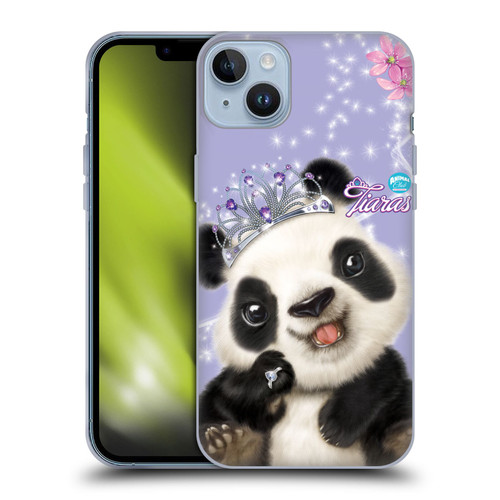 Animal Club International Royal Faces Panda Soft Gel Case for Apple iPhone 14 Plus