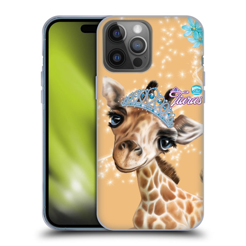 Animal Club International Royal Faces Giraffe Soft Gel Case for Apple iPhone 14 Pro Max