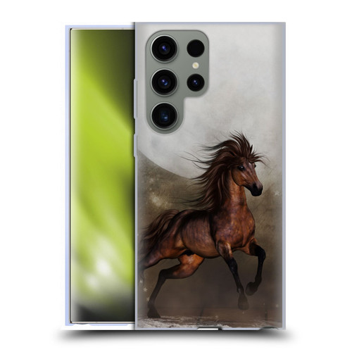 Simone Gatterwe Horses Brown Soft Gel Case for Samsung Galaxy S23 Ultra 5G