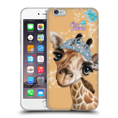 Animal Club International Royal Faces Giraffe Soft Gel Case for Apple iPhone 6 Plus / iPhone 6s Plus