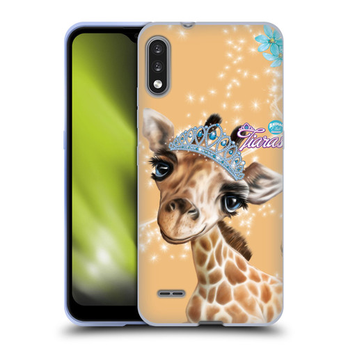 Animal Club International Royal Faces Giraffe Soft Gel Case for LG K22