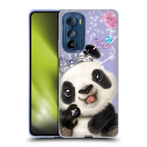 Animal Club International Royal Faces Panda Soft Gel Case for Motorola Edge 30