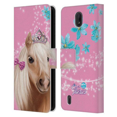 Animal Club International Royal Faces Horse Leather Book Wallet Case Cover For Nokia C01 Plus/C1 2nd Edition