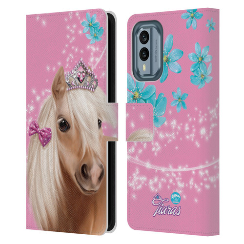 Animal Club International Royal Faces Horse Leather Book Wallet Case Cover For Nokia X30