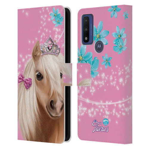 Animal Club International Royal Faces Horse Leather Book Wallet Case Cover For Motorola G Pure