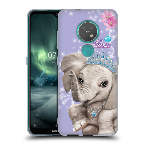 Animal Club International Royal Faces Elephant Soft Gel Case for Nokia 6.2 / 7.2