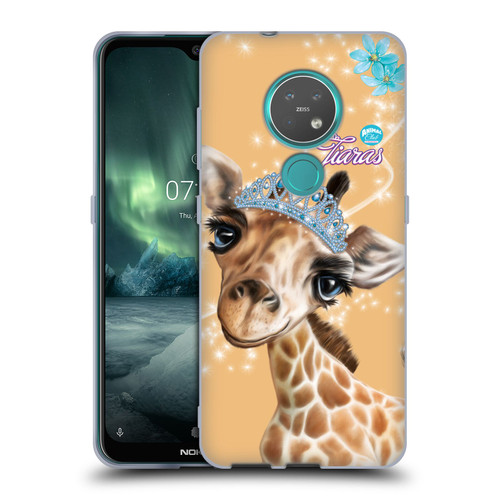 Animal Club International Royal Faces Giraffe Soft Gel Case for Nokia 6.2 / 7.2