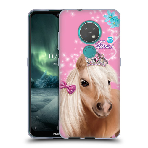 Animal Club International Royal Faces Horse Soft Gel Case for Nokia 6.2 / 7.2