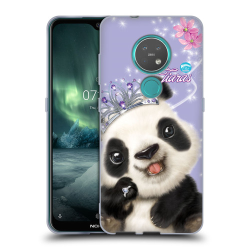Animal Club International Royal Faces Panda Soft Gel Case for Nokia 6.2 / 7.2