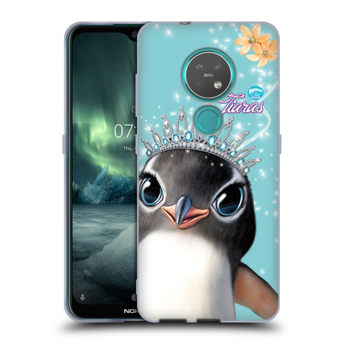 Animal Club International Royal Faces Penguin Soft Gel Case for Nokia 6.2 / 7.2