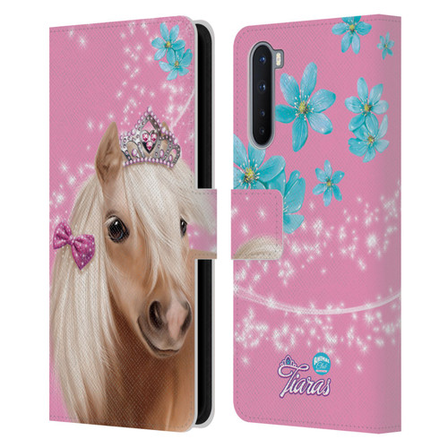 Animal Club International Royal Faces Horse Leather Book Wallet Case Cover For OnePlus Nord 5G