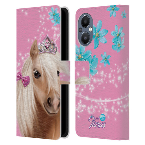 Animal Club International Royal Faces Horse Leather Book Wallet Case Cover For OnePlus Nord N20 5G