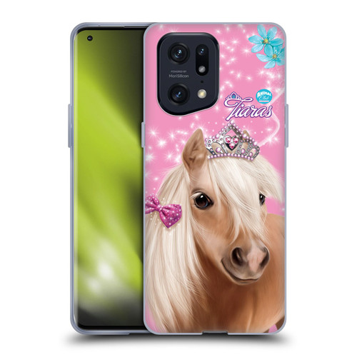 Animal Club International Royal Faces Horse Soft Gel Case for OPPO Find X5 Pro