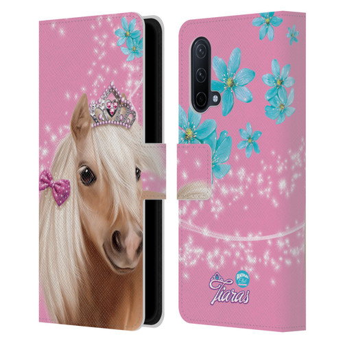 Animal Club International Royal Faces Horse Leather Book Wallet Case Cover For OnePlus Nord CE 5G