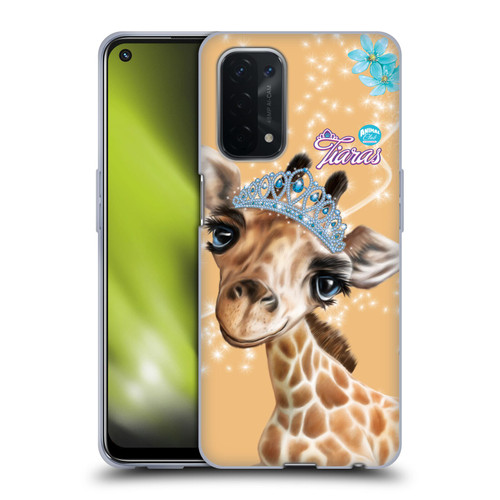 Animal Club International Royal Faces Giraffe Soft Gel Case for OPPO A54 5G