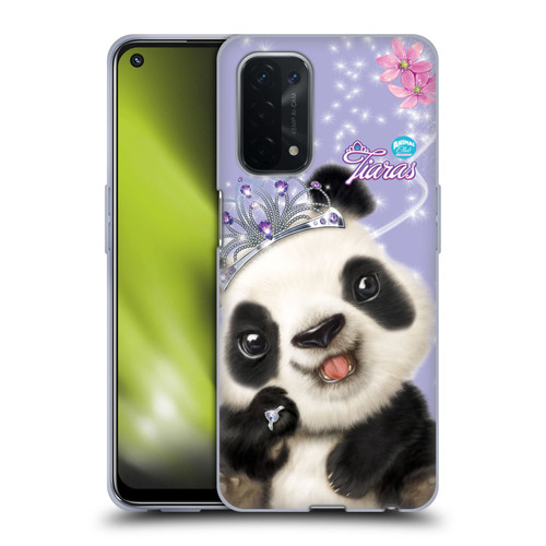 Animal Club International Royal Faces Panda Soft Gel Case for OPPO A54 5G