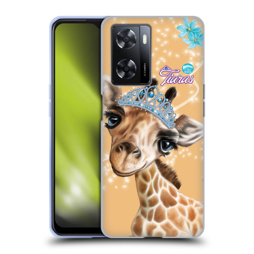 Animal Club International Royal Faces Giraffe Soft Gel Case for OPPO A57s