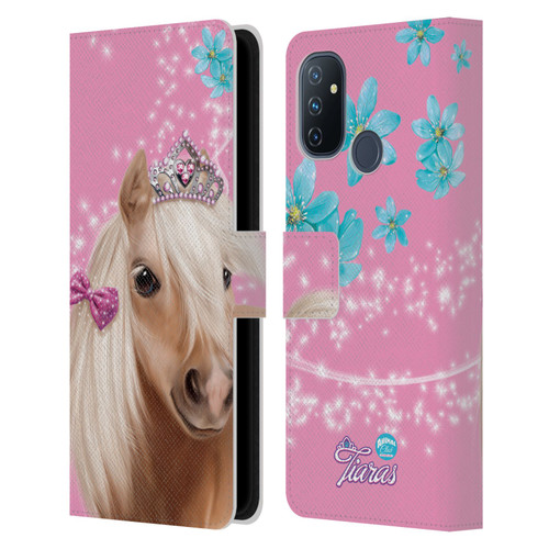 Animal Club International Royal Faces Horse Leather Book Wallet Case Cover For OnePlus Nord N100