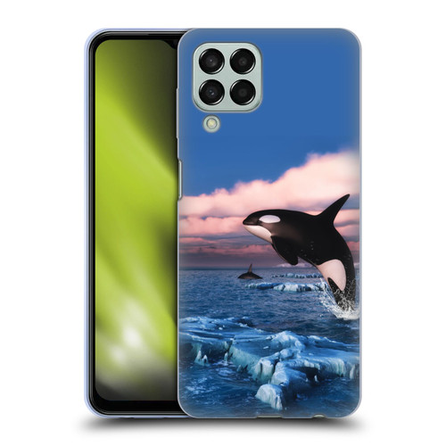 Simone Gatterwe Life In Sea Killer Whales Soft Gel Case for Samsung Galaxy M33 (2022)