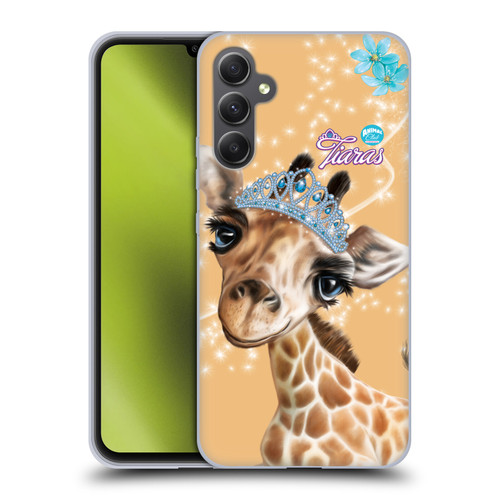 Animal Club International Royal Faces Giraffe Soft Gel Case for Samsung Galaxy A34 5G