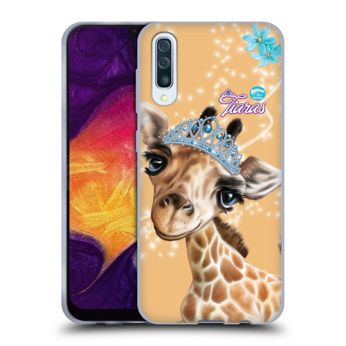 Animal Club International Royal Faces Giraffe Soft Gel Case for Samsung Galaxy A50/A30s (2019)