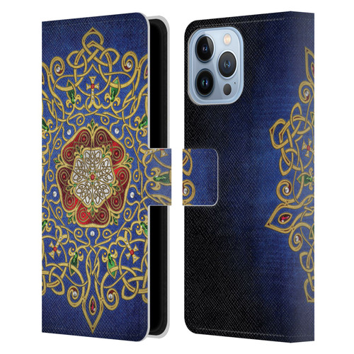 Brigid Ashwood Celtic Wisdom 3 Rose Leather Book Wallet Case Cover For Apple iPhone 13 Pro Max