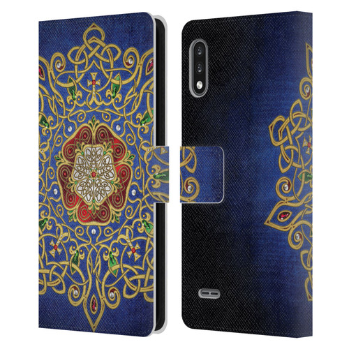 Brigid Ashwood Celtic Wisdom 3 Rose Leather Book Wallet Case Cover For LG K22