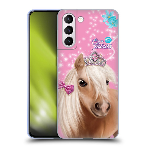 Animal Club International Royal Faces Horse Soft Gel Case for Samsung Galaxy S21+ 5G