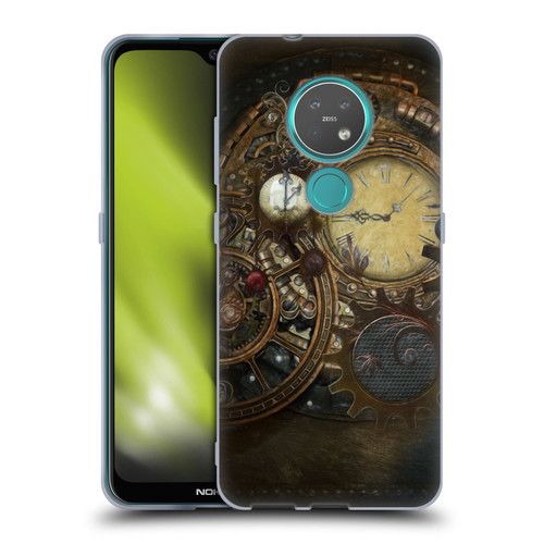 Simone Gatterwe Steampunk Clocks Soft Gel Case for Nokia 6.2 / 7.2