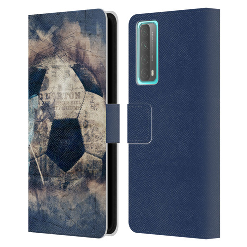 Simone Gatterwe Vintage And Steampunk Grunge Soccer Leather Book Wallet Case Cover For Huawei P Smart (2021)