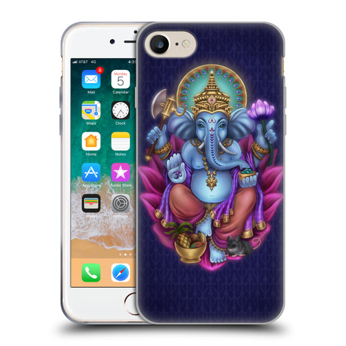 Brigid Ashwood Sacred Symbols Ganesha Soft Gel Case for Apple iPhone 7 / 8 / SE 2020 & 2022