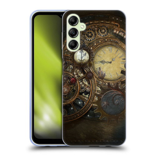 Simone Gatterwe Steampunk Clocks Soft Gel Case for Samsung Galaxy A14 5G