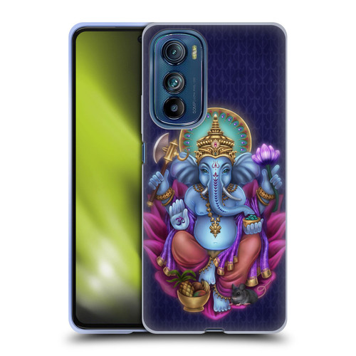 Brigid Ashwood Sacred Symbols Ganesha Soft Gel Case for Motorola Edge 30