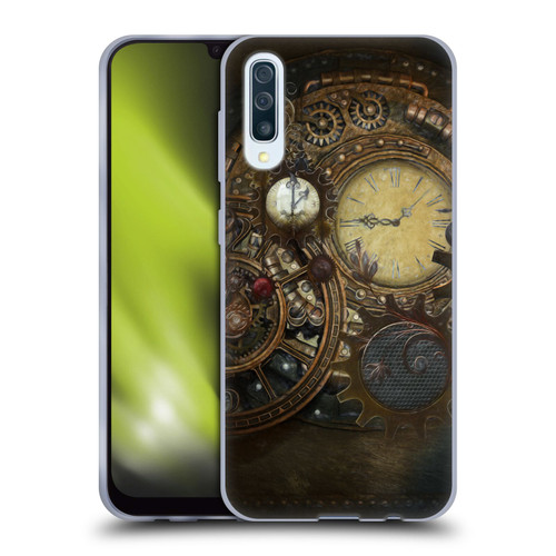 Simone Gatterwe Steampunk Clocks Soft Gel Case for Samsung Galaxy A50/A30s (2019)